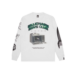 SPACE TRAVEL LS T-SHIRT - WHITE