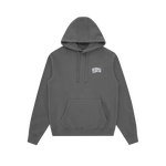 DOUBLE ARCH LOGO POPOVER HOOD - GREY