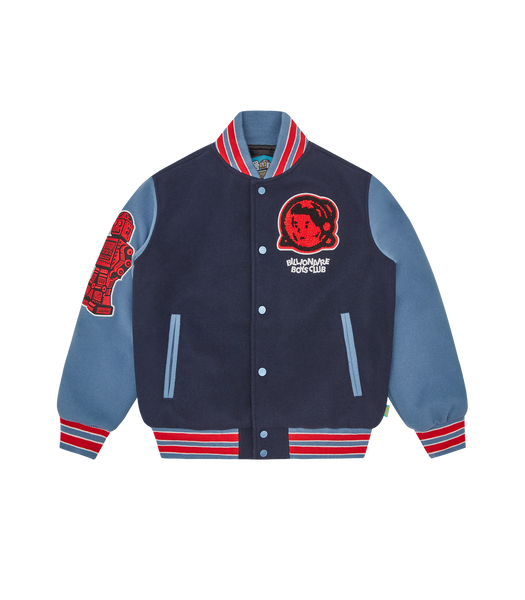 KIDS ASTRO VARSITY JACKET NAVY BLUE Billionaire Boys Club