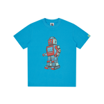 KIDS WALKING ROBOT T-SHIRT - BLUE