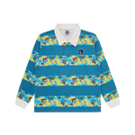 KIDS ROBOT CAMO RUGBY TOP - MULTI STRIPE