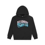 KIDS GRADIENT ARCH LOGO POPOVER HOOD - BLACK