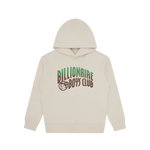 KIDS GRADIENT ARCH LOGO POPOVER HOOD - ECRU