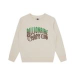 KIDS GRADIENT ARCH LOGO CREWNECK - ECRU