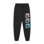 KIDS GRADIENT LOGO SWEATPANTS - BLACK