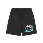 KIDS GRADIENT LOGO SHORTS - BLACK