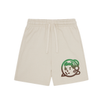 KIDS GRADIENT LOGO SHORTS - ECRU