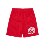 KIDS ASTRO MESH FOOTBALL SHORTS - RED