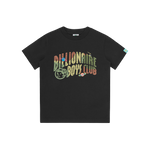 KIDS SPACE CAMO ARCH LOGO T-SHIRT - BLACK