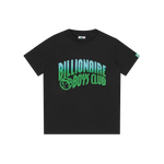 KIDS GRADIENT PUFF PRINT ARCH LOGO T-SHIRT - BLACK