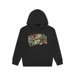 KIDS SPACE CAMO ARCH LOGO POPOVER HOOD - BLACK