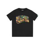 KIDS JUMBLE CAMO ARCH LOGO T-SHIRT - BLACK