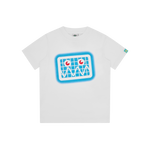 KIDS SPRAY JUMBLE ROBOT T-SHIRT - WHITE