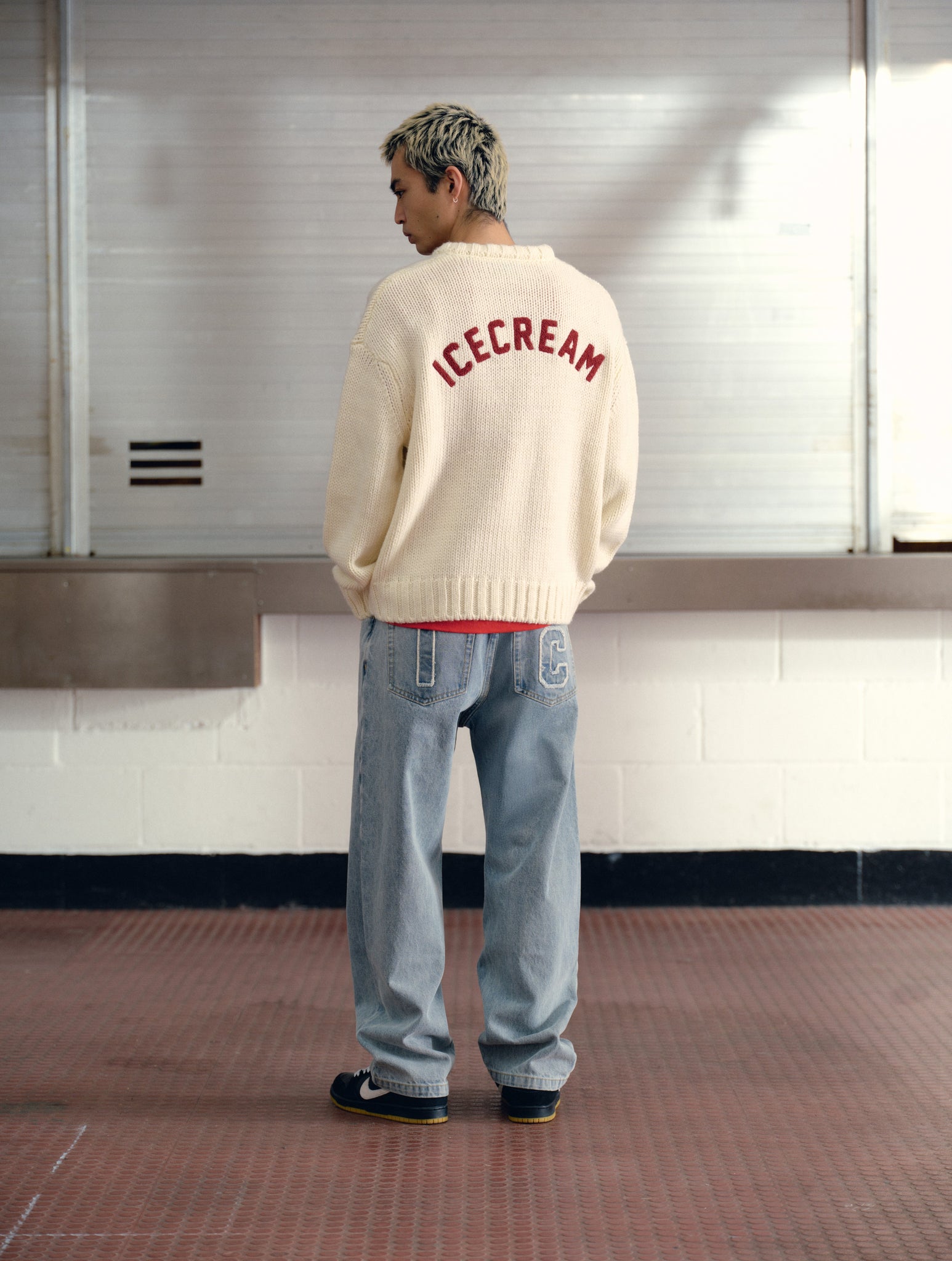 COLLEGE KNITTED CARDIGAN - ECRU – Billionaire Boys Club