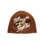 YEAR OF THE HORSE KNIT BEANIE - BROWN