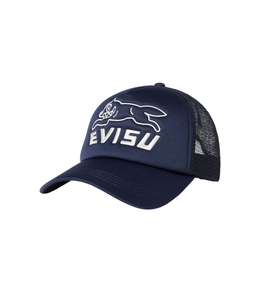 PALACE EVISU ロゴ＆ダイス刺繍メッシュキャップ evisuユーロキャップ。