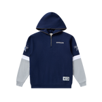 DALLAS COWBOYS PULLOVER ANORAK - NAVY/GREY