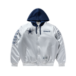 DALLAS COWBOYS SATIN JACKET - GREY