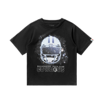 DALLAS COWBOYS HELMET SS TEE -  BLACK