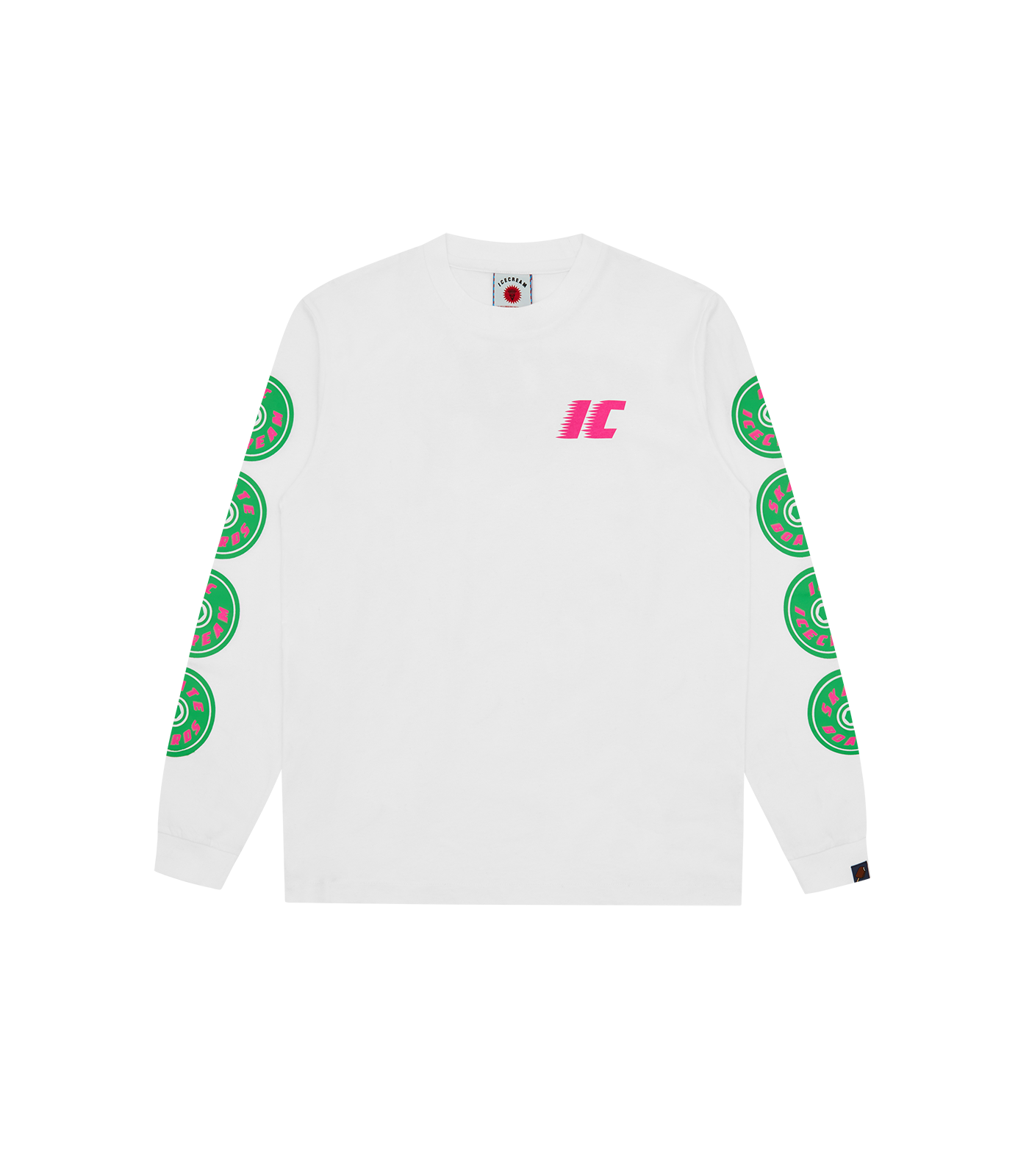 SKATE L/S T-SHIRT - WHITE – Billionaire Boys Club