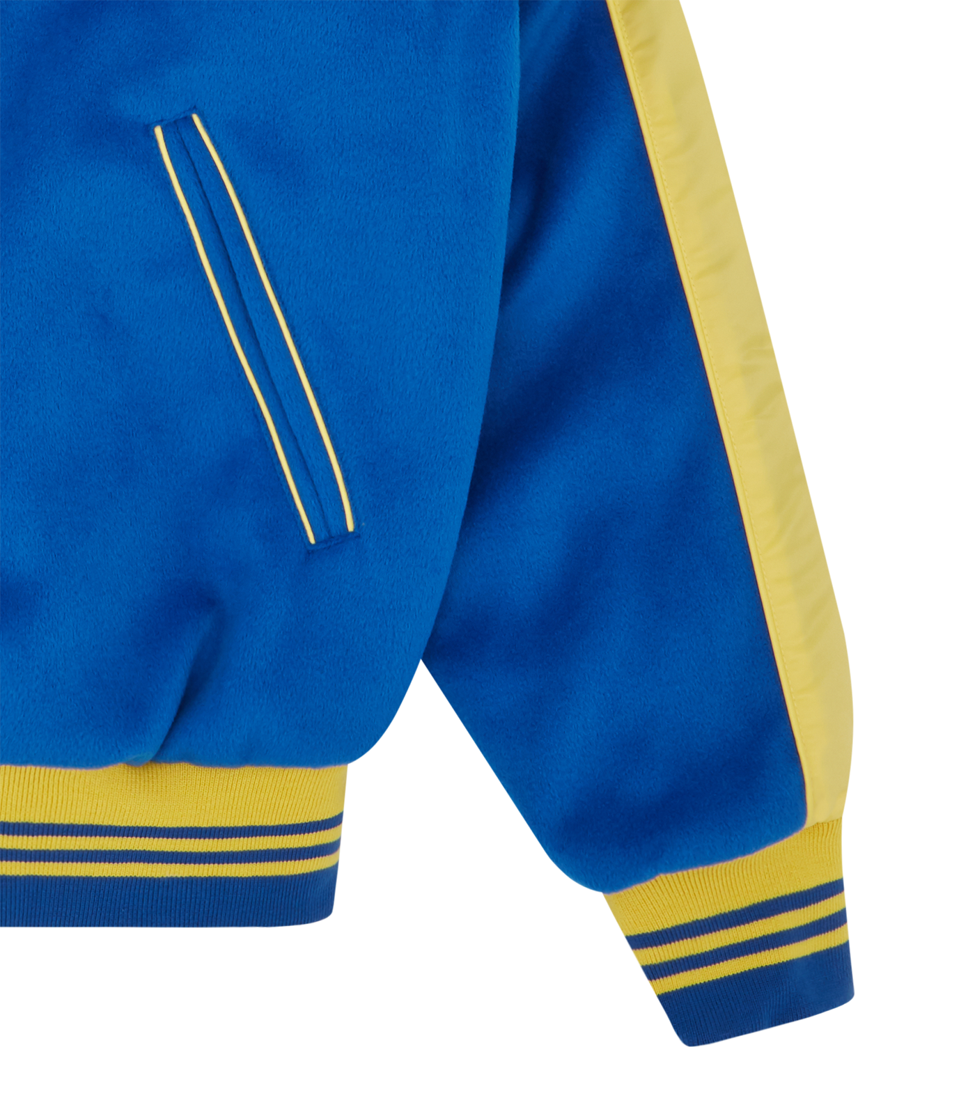 Royal blue and gold letterman jacket hot sale