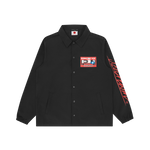 ICTV COACH JACKET - BLACK