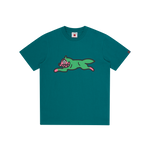 RUNNING DOG T-SHIRT - TEAL