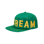 WRAP AROUND FLAT BRIM CAP - GREEN