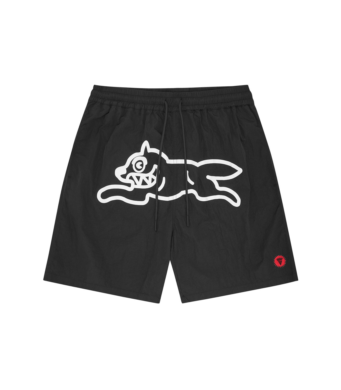 RUNNING DOG SWIM SHORT BLACK