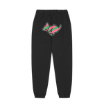 RUNNING PUPPY SWEATPANTS - BLACK