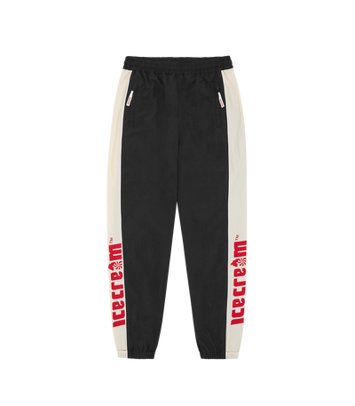 NYLON TRACK PANTS - BLACK