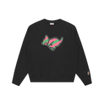 RUNNING PUPPY CREWNECK - BLACK