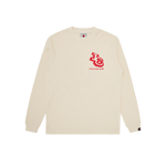 ICECREAM WAFFLE L/S T-SHIRT - OFF WHITE