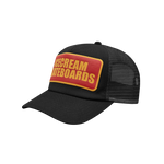 ICECREAM SKATEBOARDS TRUCKER CAP - BLACK