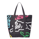 JUMBO RUNNING DOG TOTE BAG - MULTI