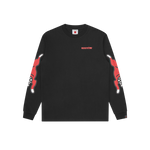 RUNNING DOG L/S T-SHIRT - BLACK