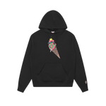 CONE MAN POPOVER HOOD - BLACK