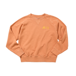 RUNNING DOG DYED CREWNECK - ORANGE