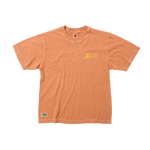 RUNNING DOG DYED T-SHIRT - ORANGE