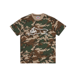 RUNNING DOG WOODLAND CAMO T-SHIRT - MULTI