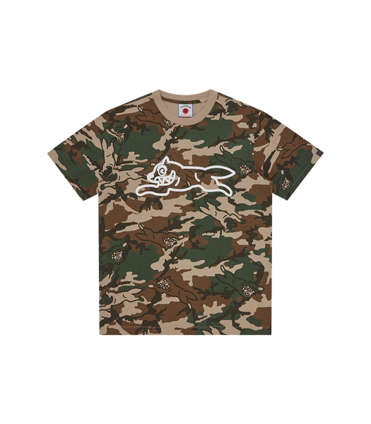 RUNNING DOG WOODLAND CAMO T-SHIRT - MULTI – Billionaire Boys Club