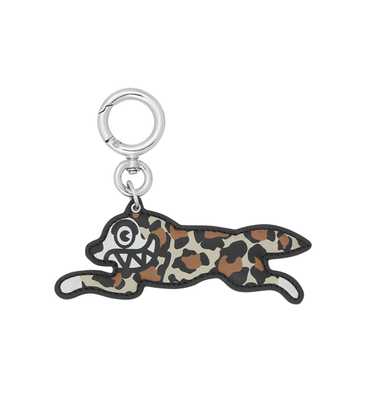 RUNNING DOG LEATHER KEY RING LEOPARD PRINT – Billionaire Boys Club