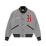 MASCOT VARSITY JACKET -  GREY