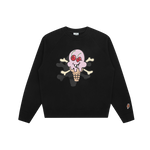 CONES & BONES CREWNECK - BLACK
