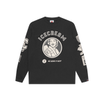 MULTI GRAPHIC LS T-SHIRT - BLACK