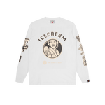 MULTI GRAPHIC LS T-SHIRT - WHITE