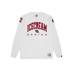 ICECREAM DESIGN LS T-SHIRT - WHITE