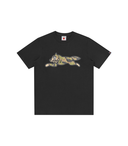 TIGER STRIPE RUNNING DOG T-SHIRT - BLACK – Billionaire Boys Club