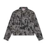 CONE STAMP DENIM TRUCKER JACKET - GREY