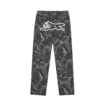 CONE STAMP DENIM PANTS - GREY